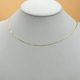 Chains - 14K Gold Plated. Mariner Style - 1.7mm W - 20in L *Premium Q*