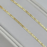 Chains - 14K Gold Plated. Mariner Style - 1.7mm W - 20in L *Premium Q*
