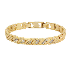 Bracelets - 14K Gold Plated. Snake Chain. 8mm W. *Premium Q*