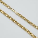 CLOSEOUT* Chains - 14K Gold Plated. Double Link Style - 6mm W - 26in *Premium Q*