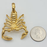 Necklace - Stainless Steel Gold Plated. Scorpion Alacran - Pendant. (Optional Pendant Only) *Premium Q*