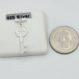 Pendants - 925 Sterling Silver. Saint Benedict Key Medal. Llave de San Benito.