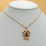 Necklace - 18K Gold Plated. Dog - Perro (Optional Pendant Only) *Premium Q*