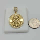 Necklace - 14K Gold Plated. Jesus Face Pendant & Chain. *Premium Q* (Optional Pendant Only)