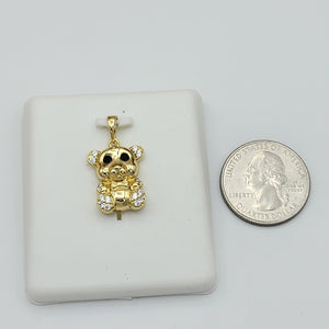 Necklace - 14K Gold Plated. Little Bear - Oso - Pendant. (Optional Pendant Only) *Premium Q*