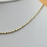Chains - 14K Gold Plated. Cylinder Style - 1.5mm W - 18in L *Premium Q*