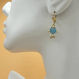 CLOSEOUT* Earrings - 14K Gold Plated. Tadpoles Dangle earrings.