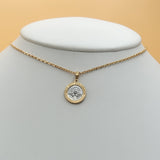 Necklace - Two Tones Gold Plated. First Holly Communion (Optional Pendant Only). *Premium Q*