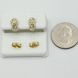 Sets - 14K Gold Plated.  Infinity Greek Design - Chain - Earrings Set. *Premium Q*