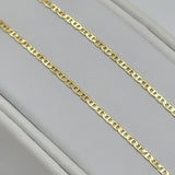 Chains - 14K Gold Plated. Mariner Style - 1.7mm W - 20in L *Premium Q*