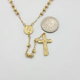 CLOSEOUT* Rosary - 14K Gold Plated. Saint Jude. Rosario de San Judas.