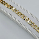 Bracelets - 14K Gold Plated. Curb Cuban 10mm Link Chain. *Premium Q*