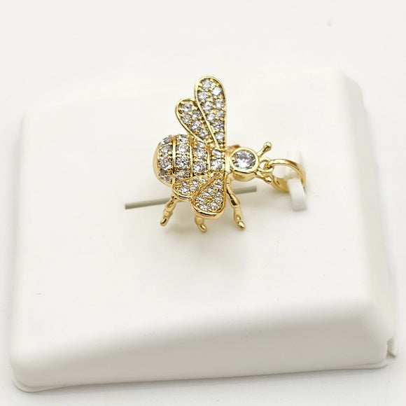 Pendants - 14K Gold Plated. Bee.  *Premium Q*