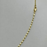 Chains - 14K Gold Plated. 24 in. Snail Link Style. *Premium Q* (Pack of 3)