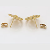 Earrings - 18K Gold Plated. Our Lady of Guadalupe - Stud *Premium Q*