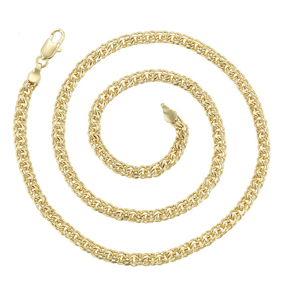 Chains - 14K Gold Plated. Double Link Style - 5mm L *Premium Q*