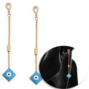 CLOSEOUT* Earrings - 18K Gold Plated. Eyes. *Premium Q*