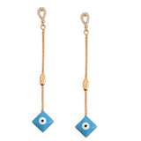 CLOSEOUT* Earrings - 18K Gold Plated. Eyes. *Premium Q*