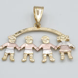 CLOSEOUT* Pendants - Tri Color Gold Plated. Kids - Family. Multiple Options