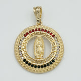 Pendants - 14K Gold Plated. Our Lady of Guadalupe.