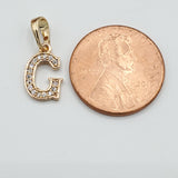 Pendants - 18K Gold Plated. Initial Letter Pendant. *Premium Q*