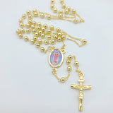 Rosary - 14K Gold Plated. Divine Child. El Divino Niño Jesus
