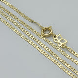 Chains - 14K Gold Plated. Mariner Style - 1.7mm W - 18in L *Premium Q* (PACK OF 3)