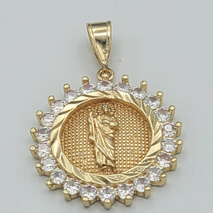 Pendants - 14K Gold Plated. Saint Jude. San Judas.