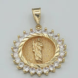 Pendants - 14K Gold Plated. Saint Jude. San Judas.