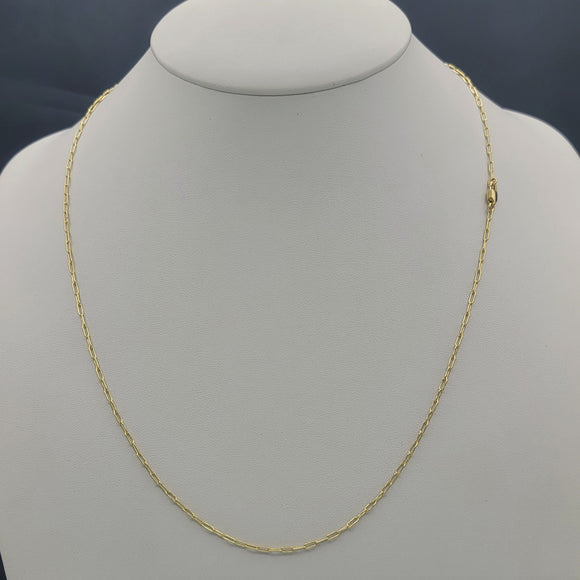 Chains - 14K Gold Plated. Oval Style - 2mm W - 24in L *Premium Q* (PACK OF 3)