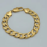 Bracelets - 24K Gold Plated. Cuban Chain Bracelet - 12mm *Premium Q*