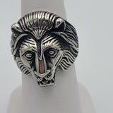 Rings - Stainless Steel. Lion Head Ring. Unisex. Premium Q