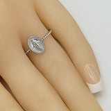 Rings - 925 Sterling Silver. Miraculous Lady. La Milagrosa.