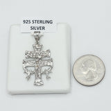 Pendants - 925 Sterling Silver. Caravaca Crucifix