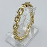 Bracelets - 14K Gold Plated. Rolo Chain Bracelet for Men - 10mm. *Premium Q*