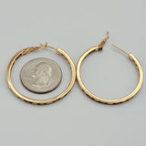 Earrings - 18K Gold Plated. Multicolor Crystals Hoops. *Premium Q*