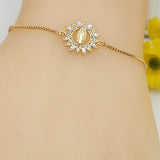 Bracelets - 18K Gold Plated. Our Lady of Guadalupe Bracelet. *Premium Quality*