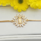 Bracelets - 18K Gold Plated. Our Lady of Guadalupe Bracelet. *Premium Quality*