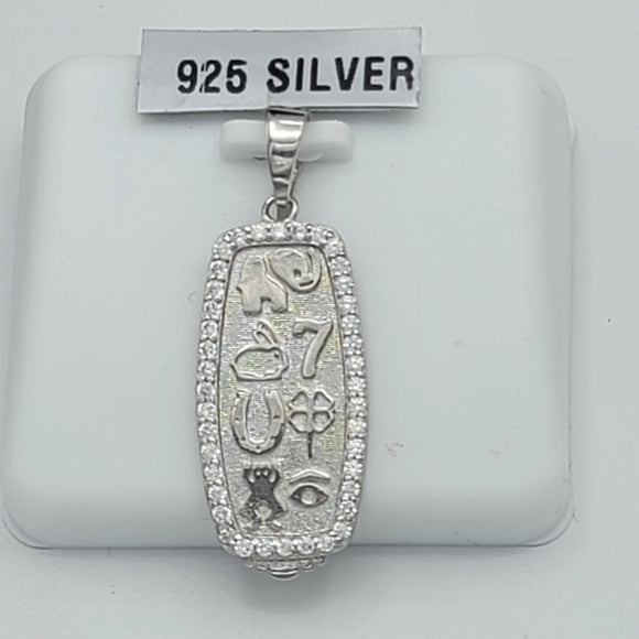 Pendants - 925 Sterling Silver. Good Luck Symbols.