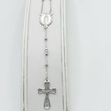 Rosary - 925 Sterling Silver. Our Lady of Guadalupe Rosary Necklace Rosario Virgen