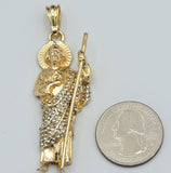Pendants - 14K Gold Plated. Saint Jude - San Judas.