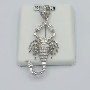 Pendants - 925 Sterling Silver. Scorpion CZ