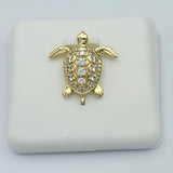 Necklace - 14K Gold Plated. Turtle Pendant. (Optional Pendant Only) *Premium Q*