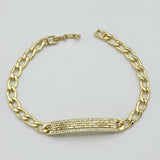 Bracelets - 14K Gold Plated. Mesh ID Bracelets. *PremiumQ*