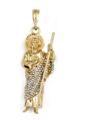 Pendants - 14K Gold Plated. Saint Jude - San Judas.