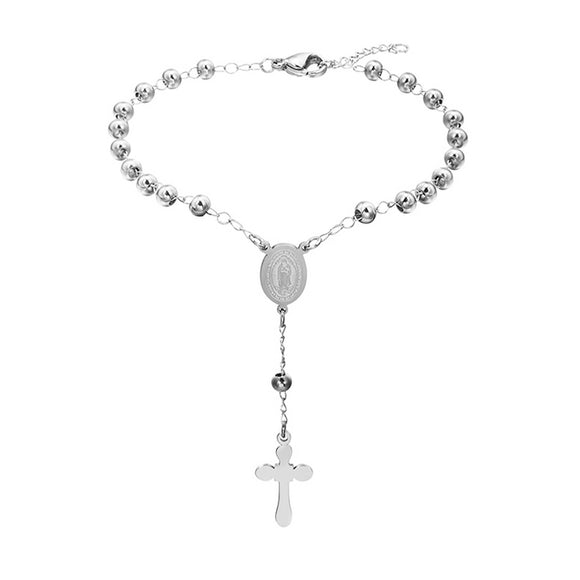Rosary Bracelets - Stainless Steel. Our Lady of Guadalupe. *Premium Q*