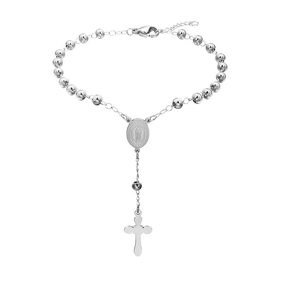 Rosary Bracelets - Stainless Steel. Our Lady of Guadalupe. *Premium Q*
